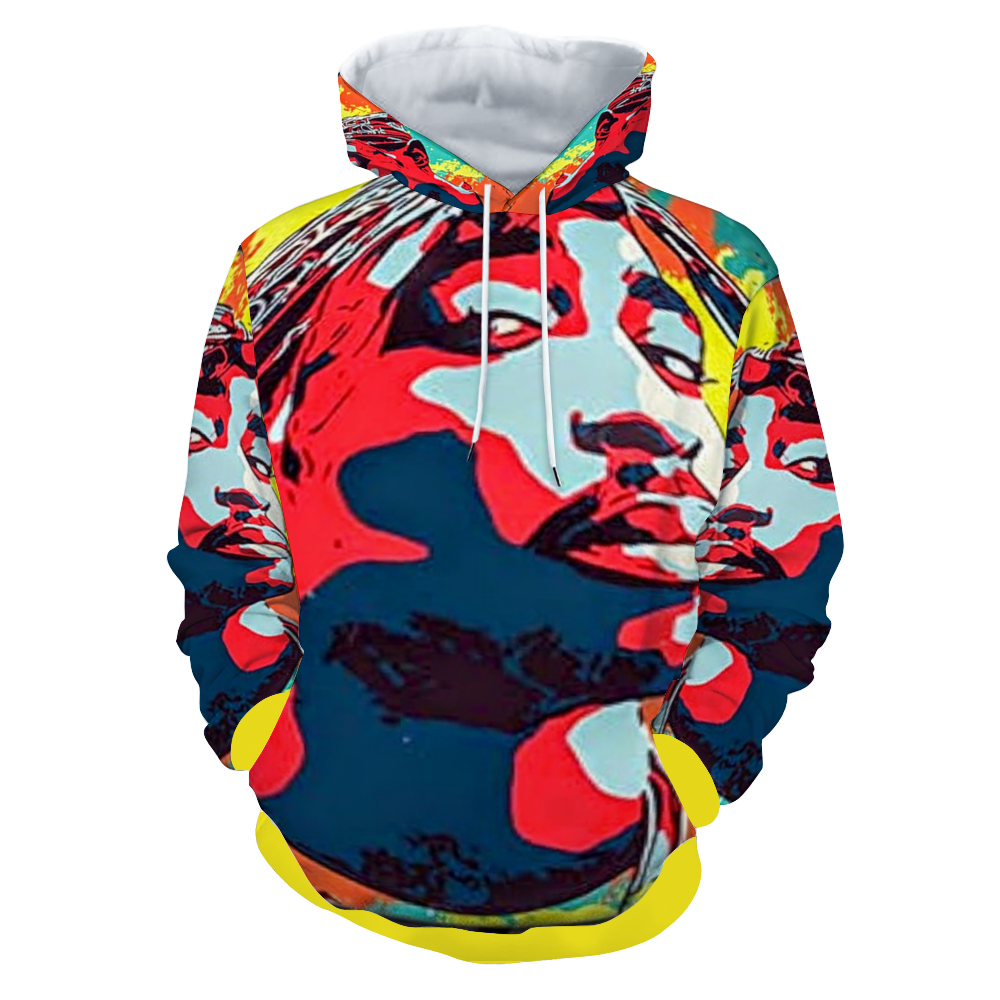 Customizable Unisex All Over Print Plush Hoodies with Pockets