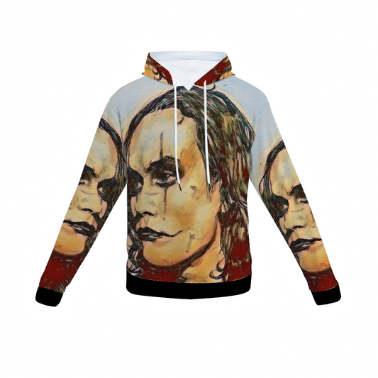 Customizable Unisex All Over Print Plush Hoodies with Pockets