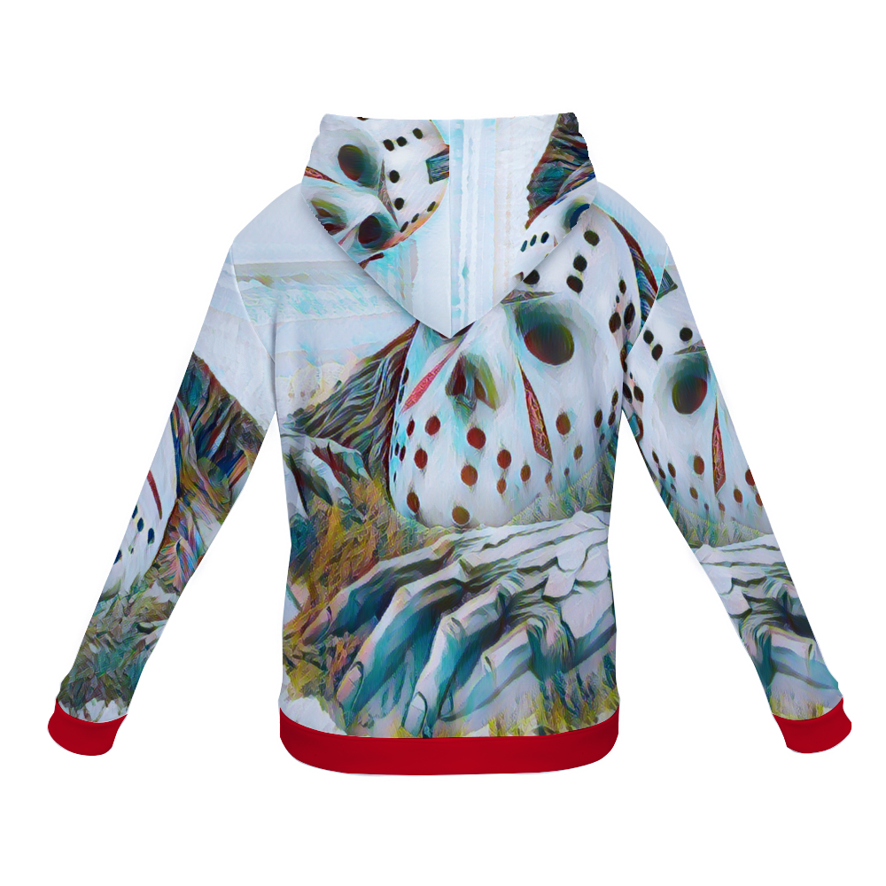 Customizable Unisex All Over Print Plush Hoodies with Pockets