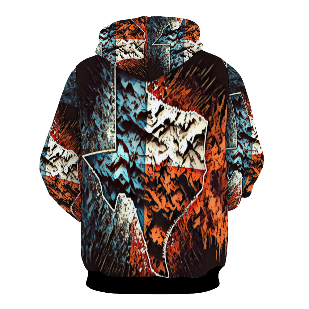 Customizable Unisex All Over Print Plush Hoodies with Pockets