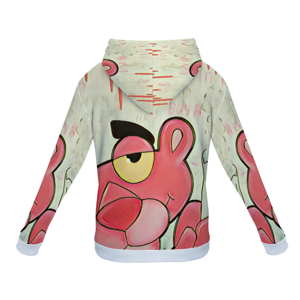 Customizable Unisex All Over Print Plush Hoodies with Pockets