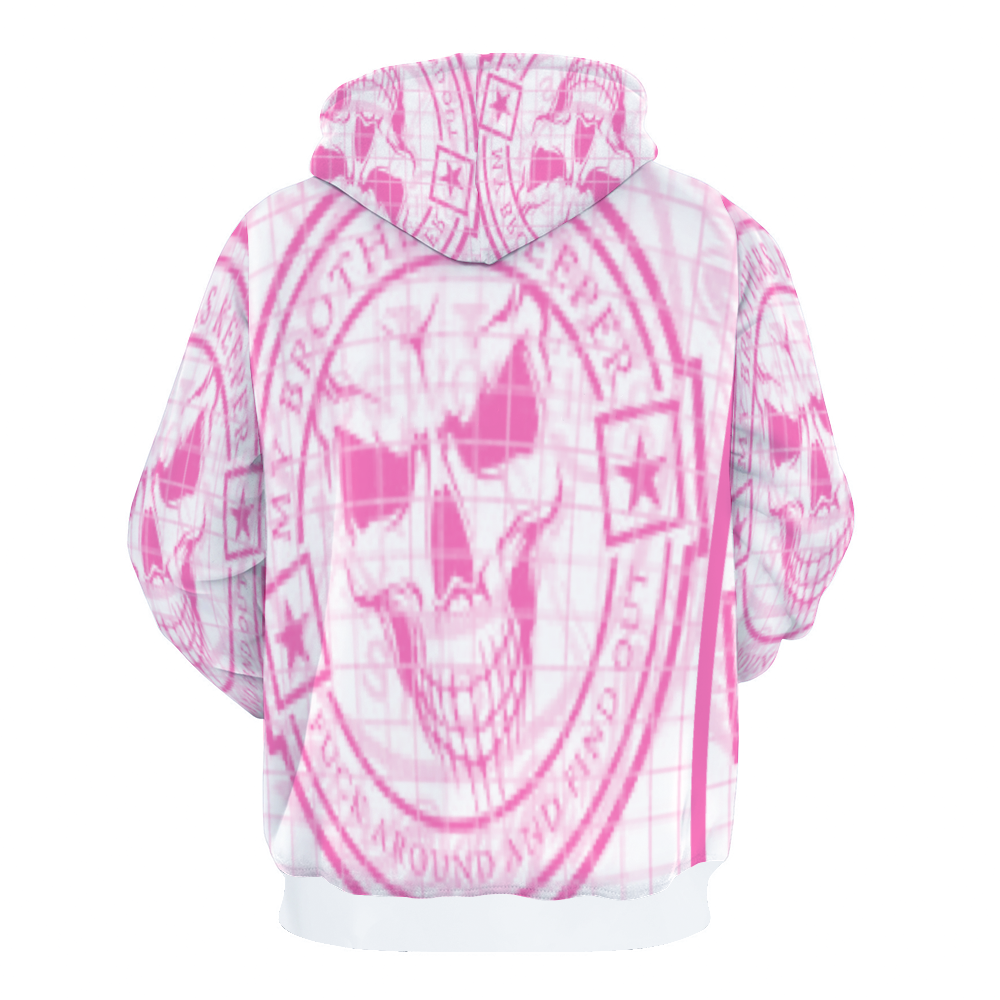 Customizable Unisex All Over Print Plush Hoodies with Pockets