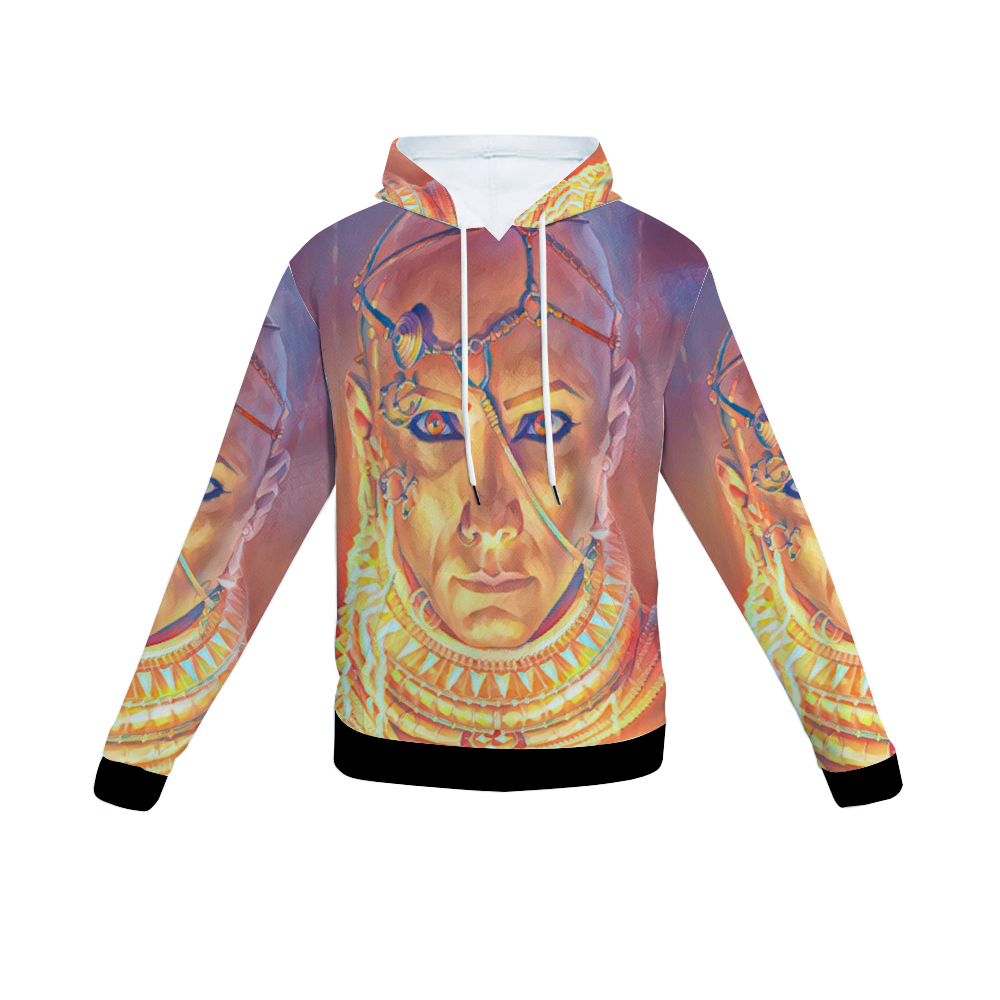 Customizable Unisex All Over Print Plush Hoodies with Pockets