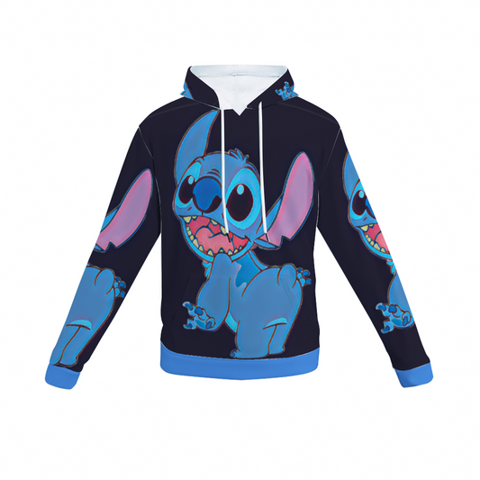 Customizable Unisex All Over Print Plush Hoodies with Pockets