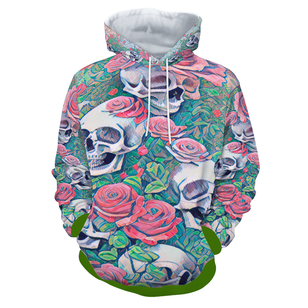 Customizable Unisex All Over Print Plush Hoodies with Pockets