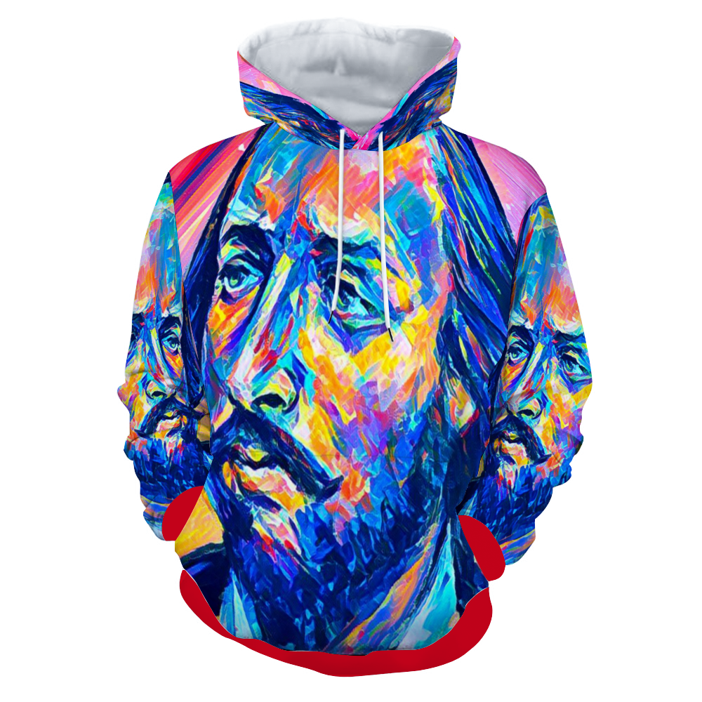 Customizable Unisex All Over Print Plush Hoodies with Pockets