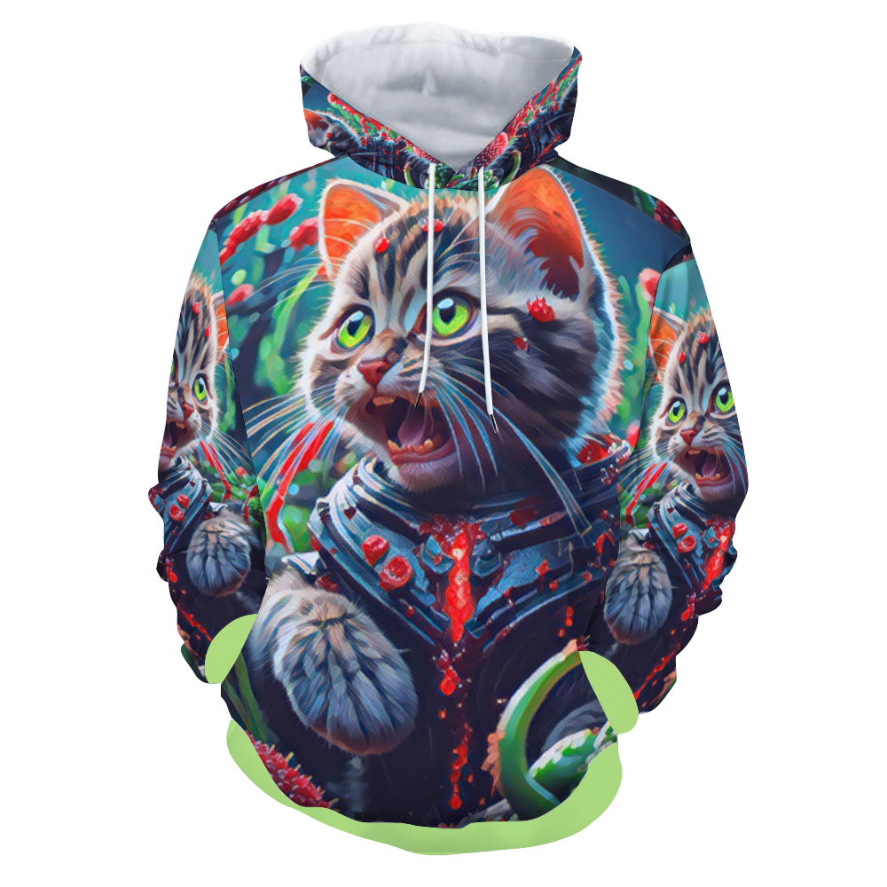 Custom Hoodies Unisex All Over Print Hoodie with Pockets