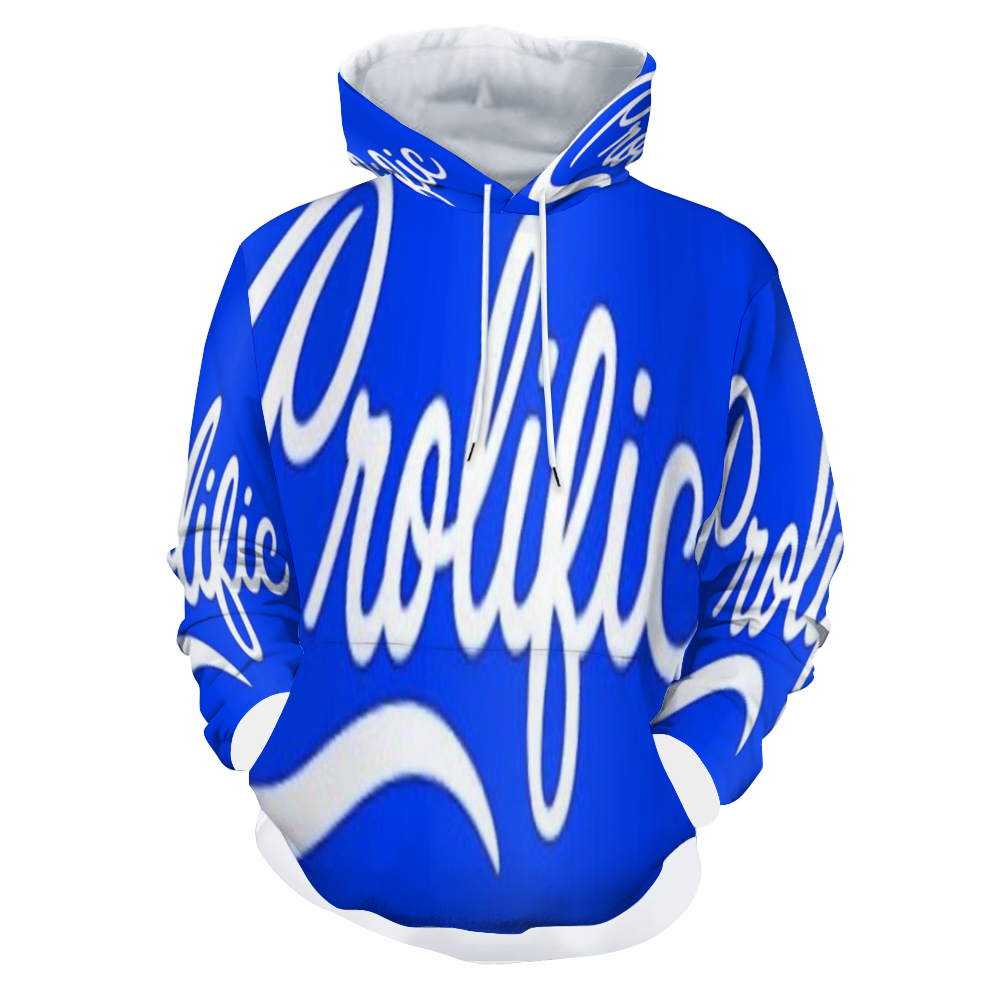 Customizable Unisex All Over Print Plush Hoodies with Pockets