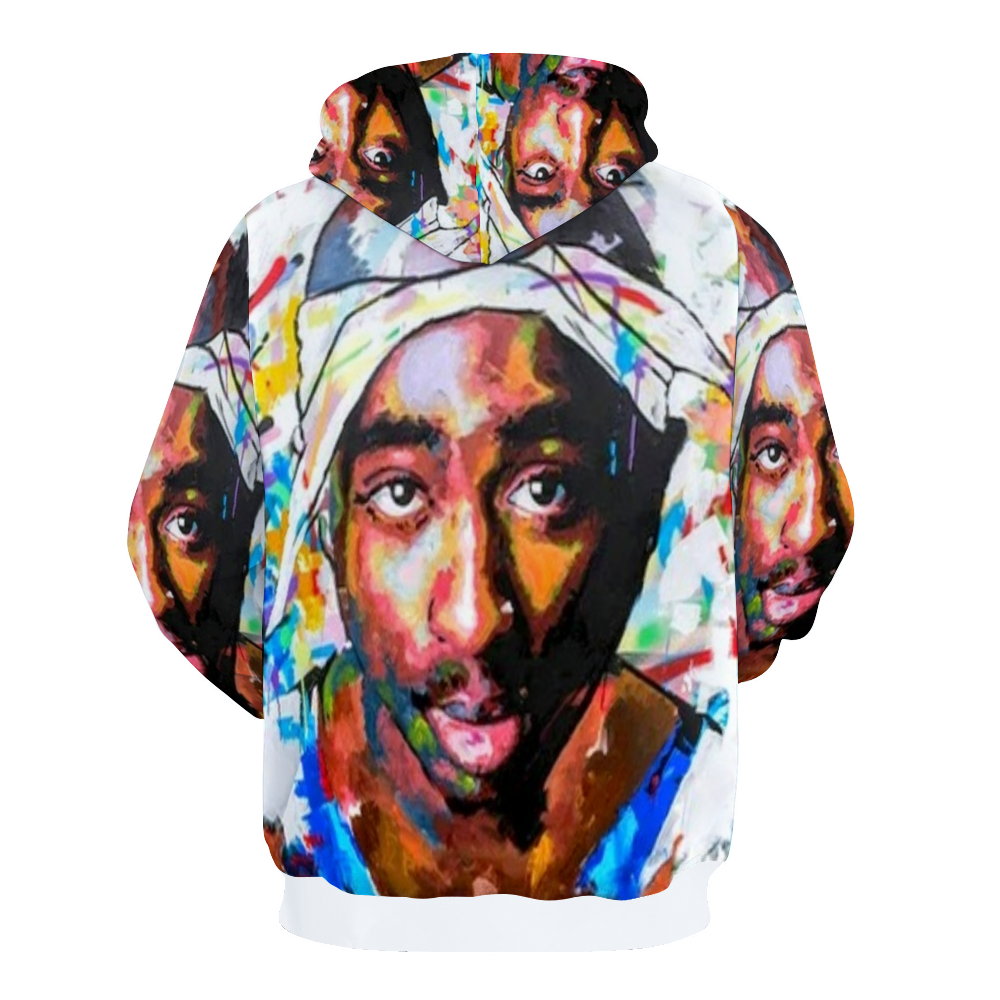 Customizable Unisex All Over Print Plush Hoodies with Pockets