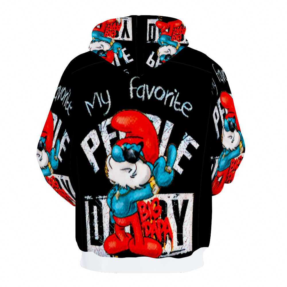 Customizable Unisex All Over Print Plush Hoodies with Pockets