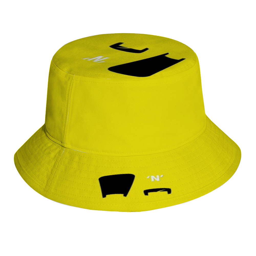 Custom Hats All Over Print Bucket Hat with Customized Under Brim