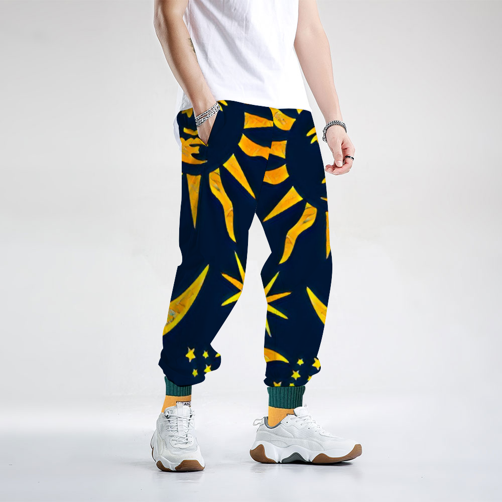 Custom Unisex All Over Print Long Casual Baggy Jogger Pants