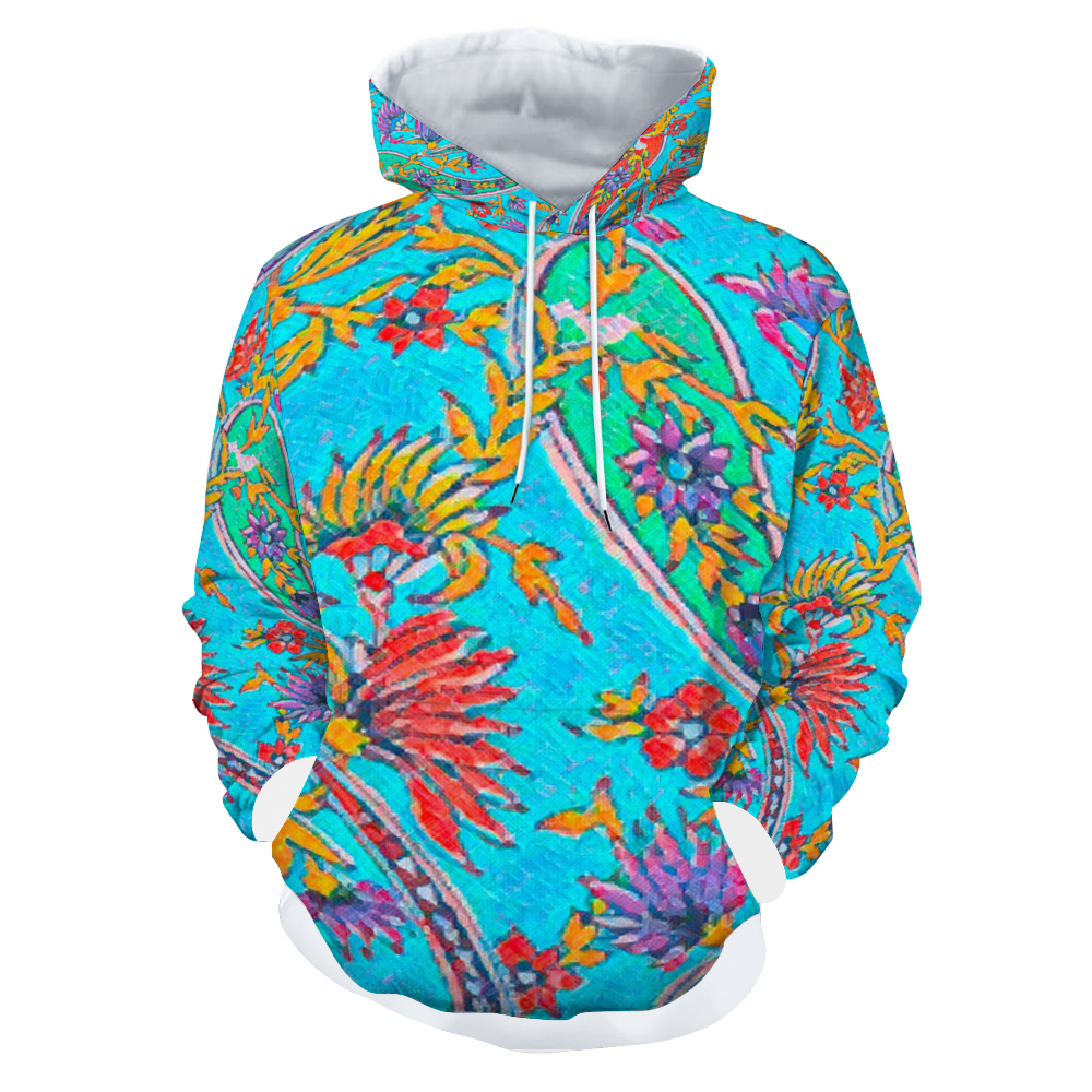 Customizable Unisex All Over Print Plush Hoodies with Pockets