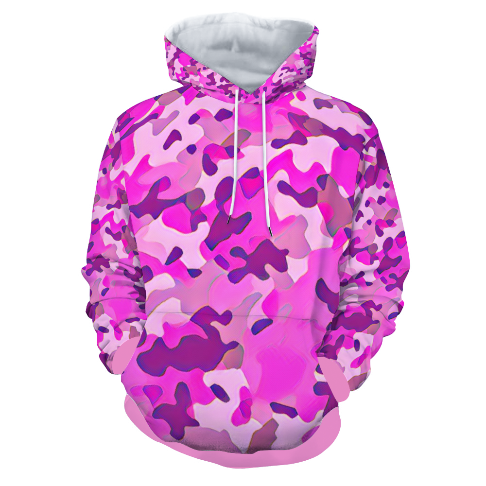 Customizable Unisex All Over Print Plush Hoodies with Pockets