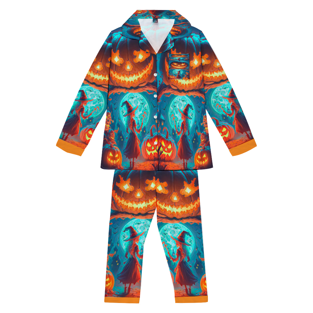 Custom Unisex  All Over Print Long Sleeve Pajamas Set of Shirt & Pants for Adults Sleeper Set Lounge Clothing