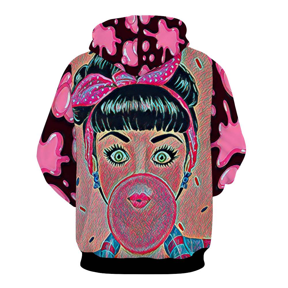 Customizable Unisex All Over Print Plush Hoodies with Pockets