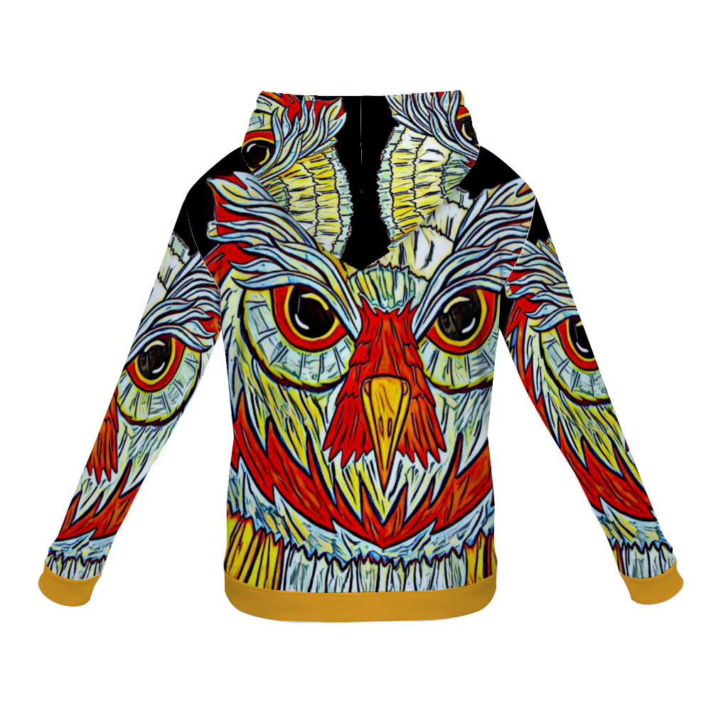 Customizable Unisex All Over Print Plush Hoodies with Pockets