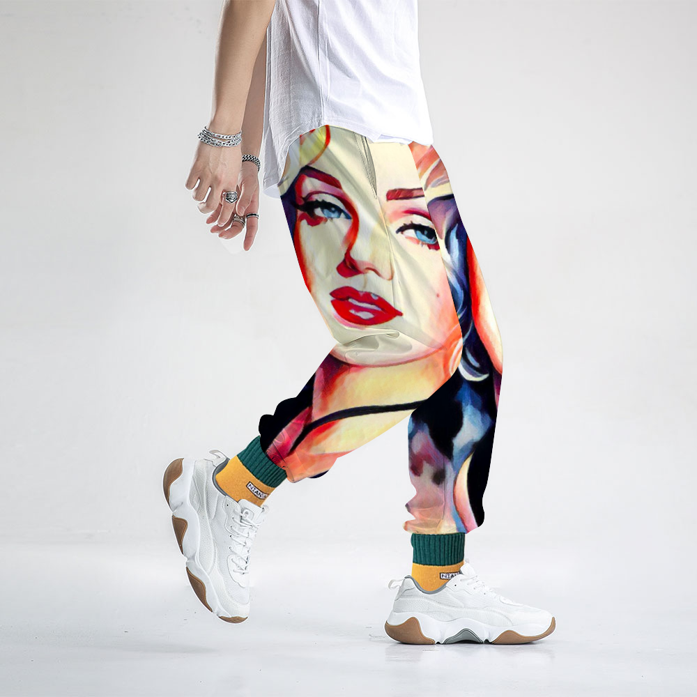 Custom Unisex All Over Print Long Casual Baggy Jogger Pants