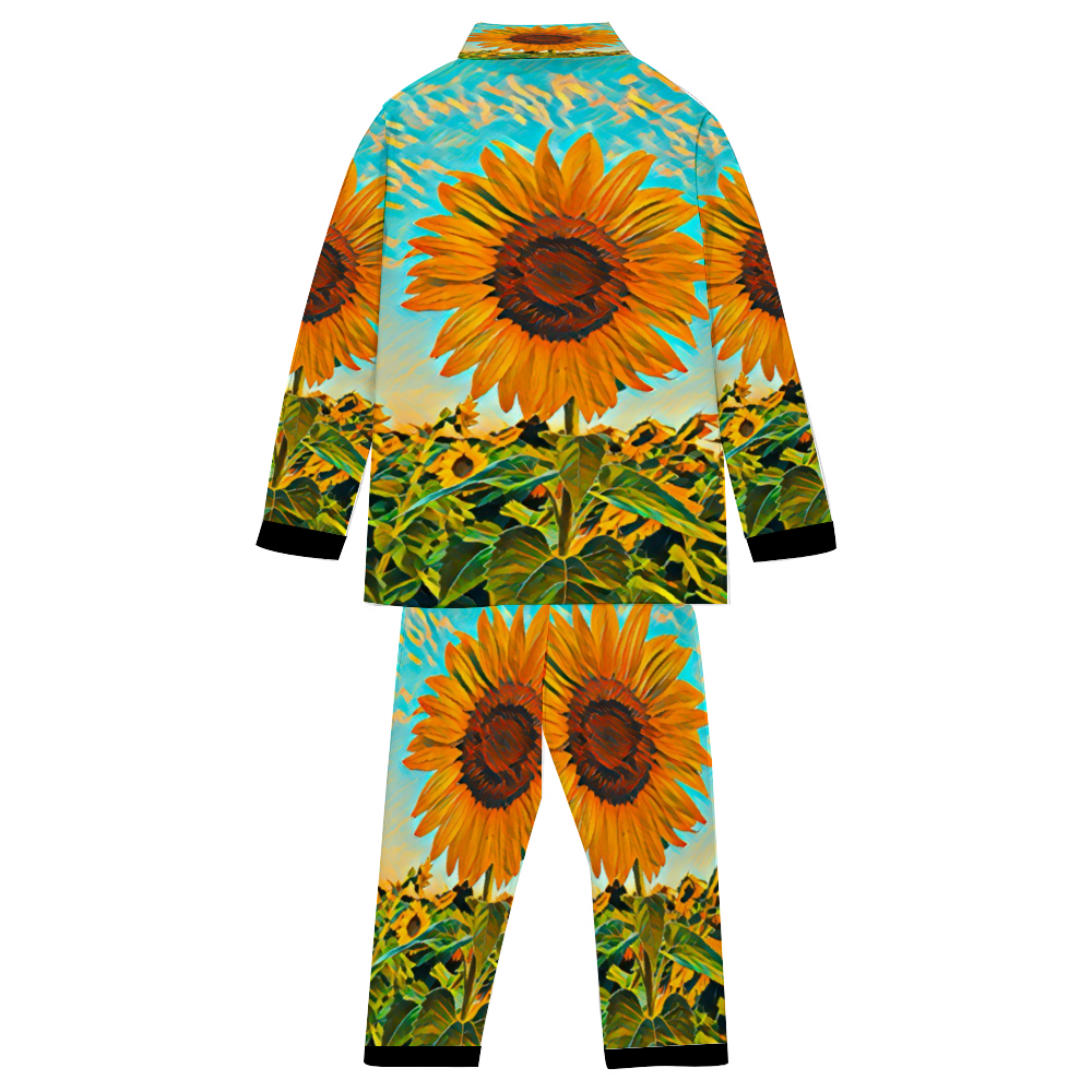 Custom Unisex  All Over Print Long Sleeve Pajamas Set of Shirt & Pants for Adults Sleeper Set Lounge Clothing