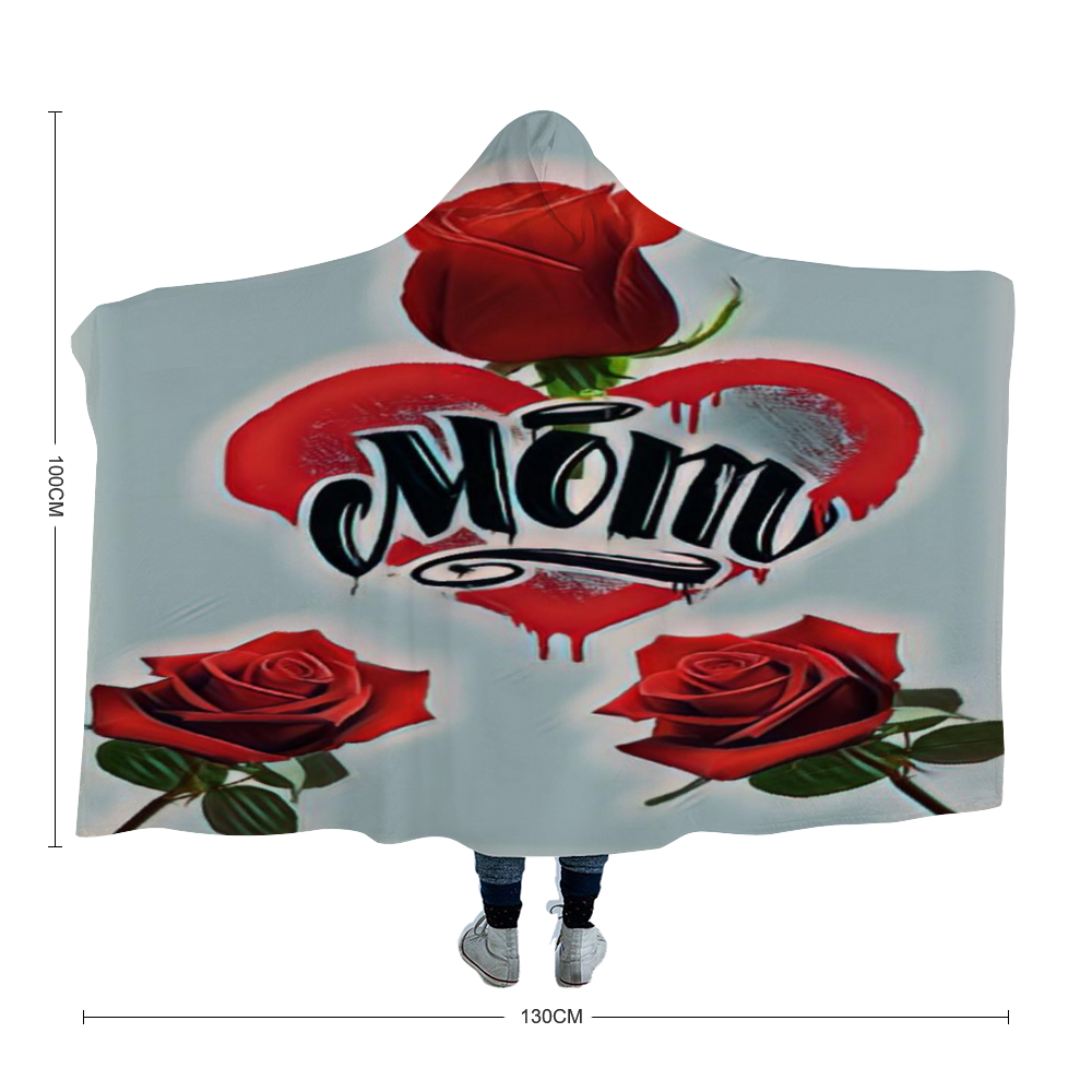 Custom Fleece Hooded Blankets Oversized Hooded blankets for adults