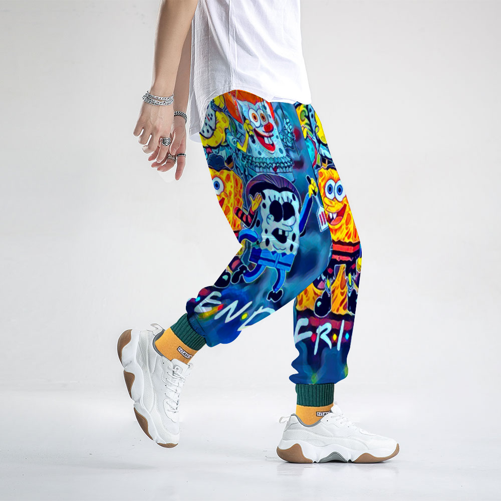 Custom Unisex All Over Print Long Casual Baggy Jogger Pants