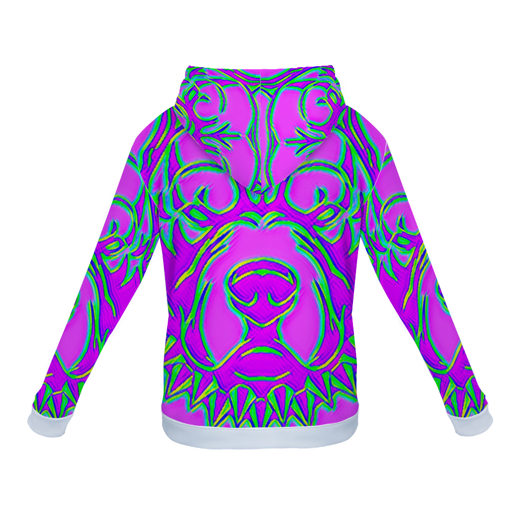 Customizable Unisex All Over Print Plush Hoodies with Pockets