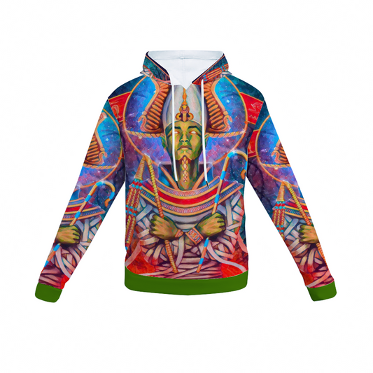 Customizable Unisex All Over Print Plush Hoodies with Pockets