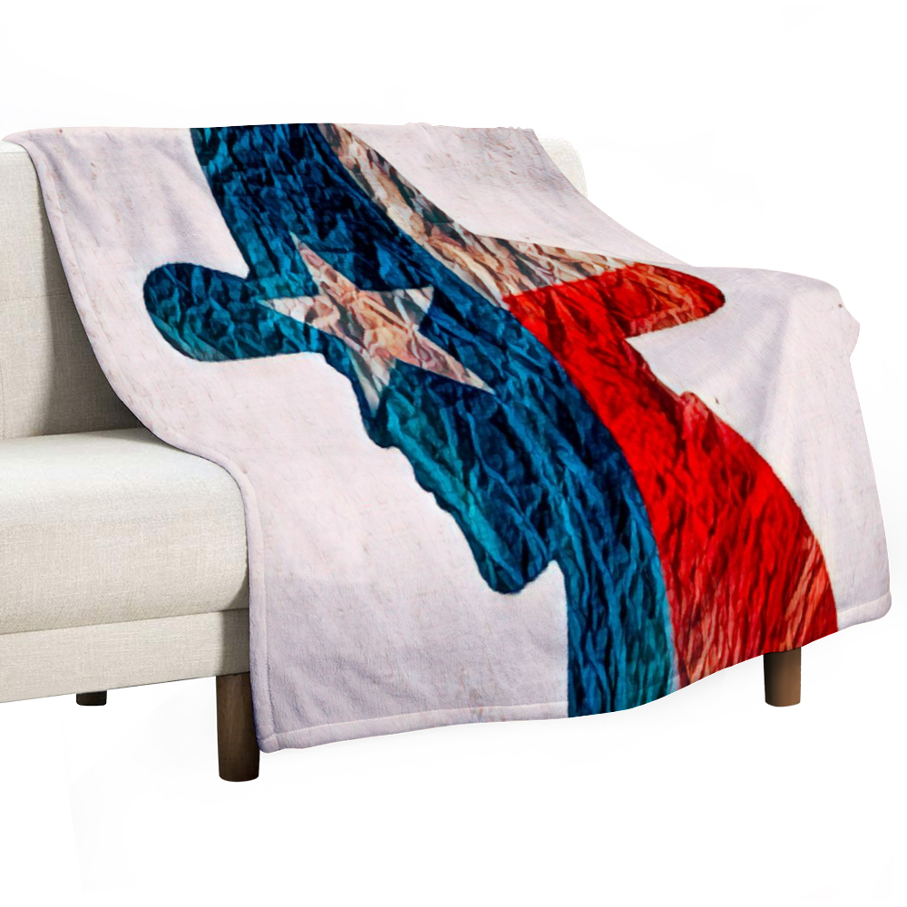 60" × 80" Custom Blankets Thin Flannel Blanket 1 Side Printing