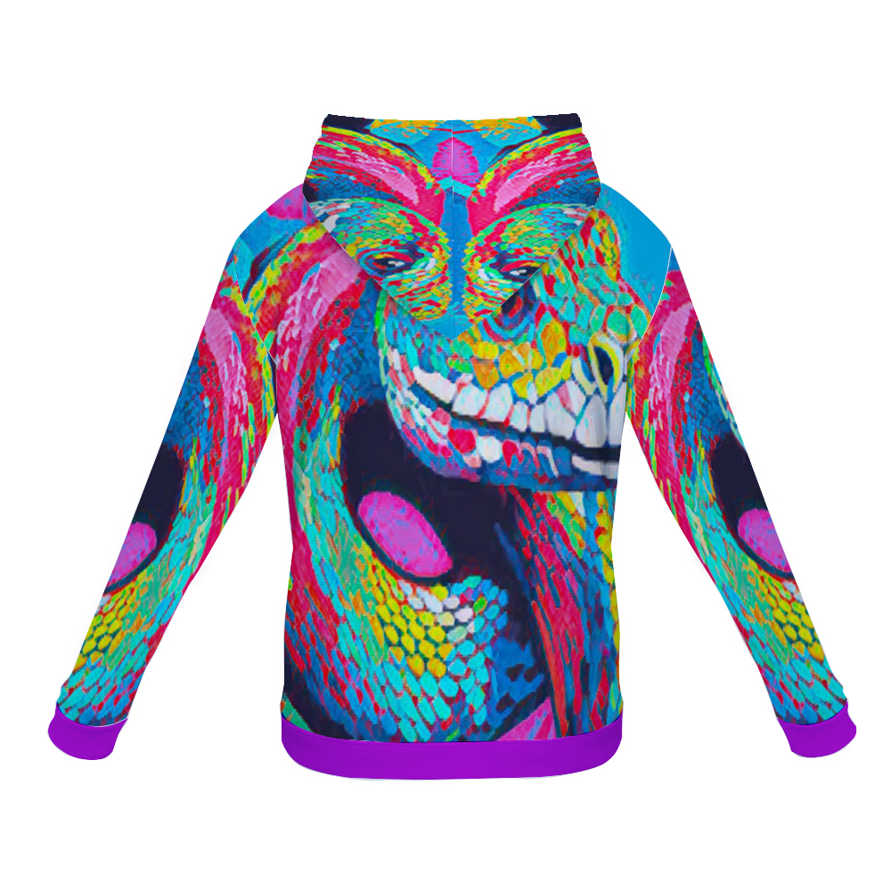 Customizable Unisex All Over Print Plush Hoodies with Pockets