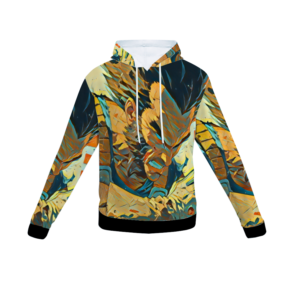 Customizable Unisex All Over Print Plush Hoodies with Pockets