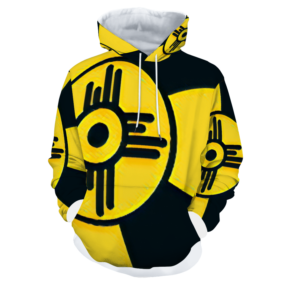 Customizable Unisex All Over Print Plush Hoodies with Pockets