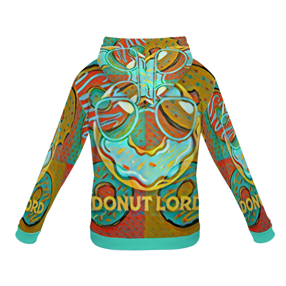 Customizable Unisex All Over Print Plush Hoodies with Pockets