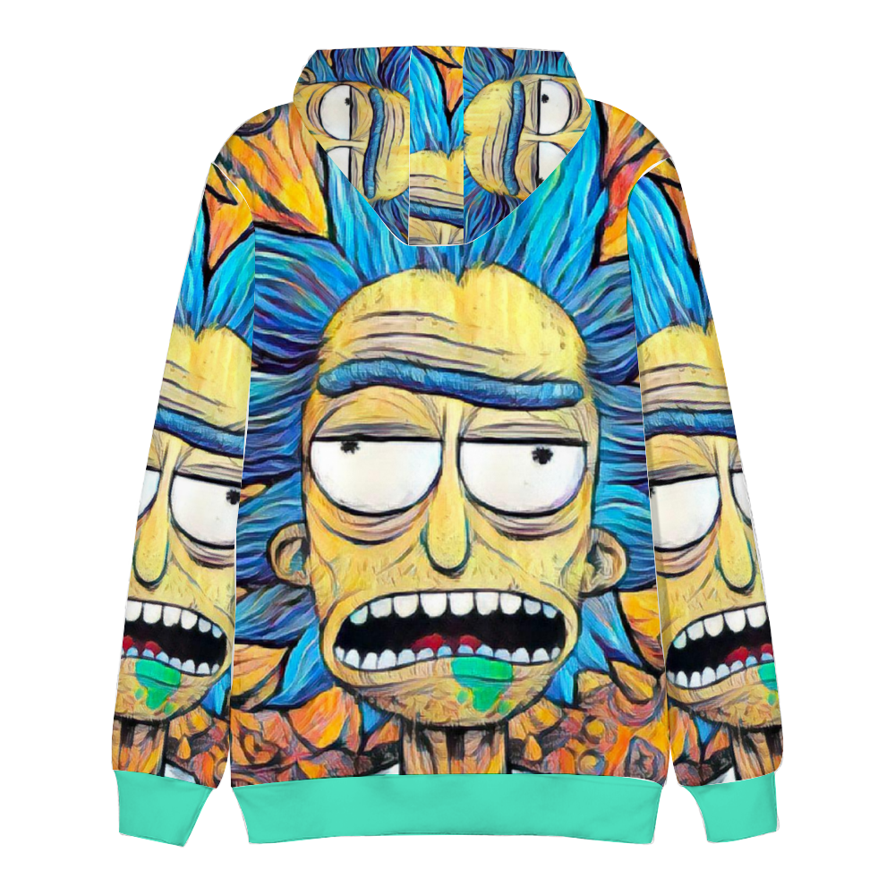 Custom Unisex Hoodies Novelty Pullover Sweatshirts  without Pockets