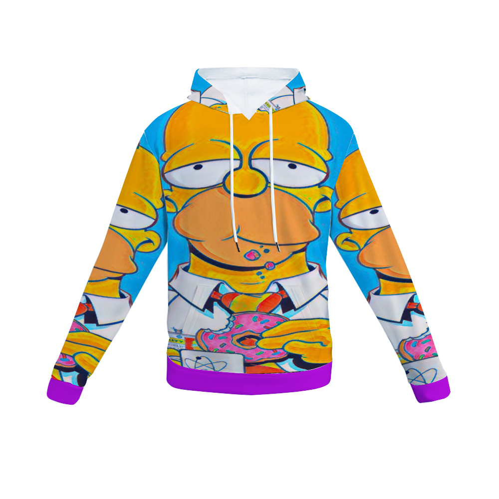 Customizable Unisex All Over Print Plush Hoodies with Pockets