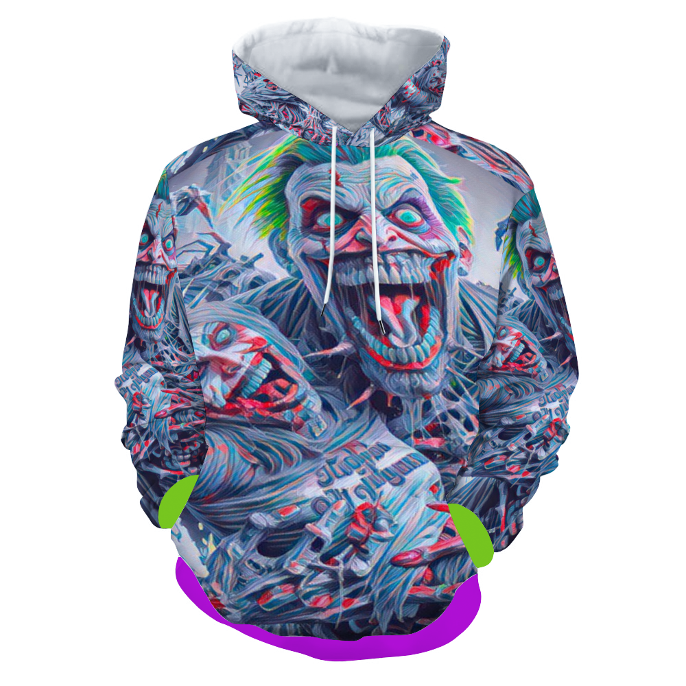 Customizable Unisex All Over Print Plush Hoodies with Pockets