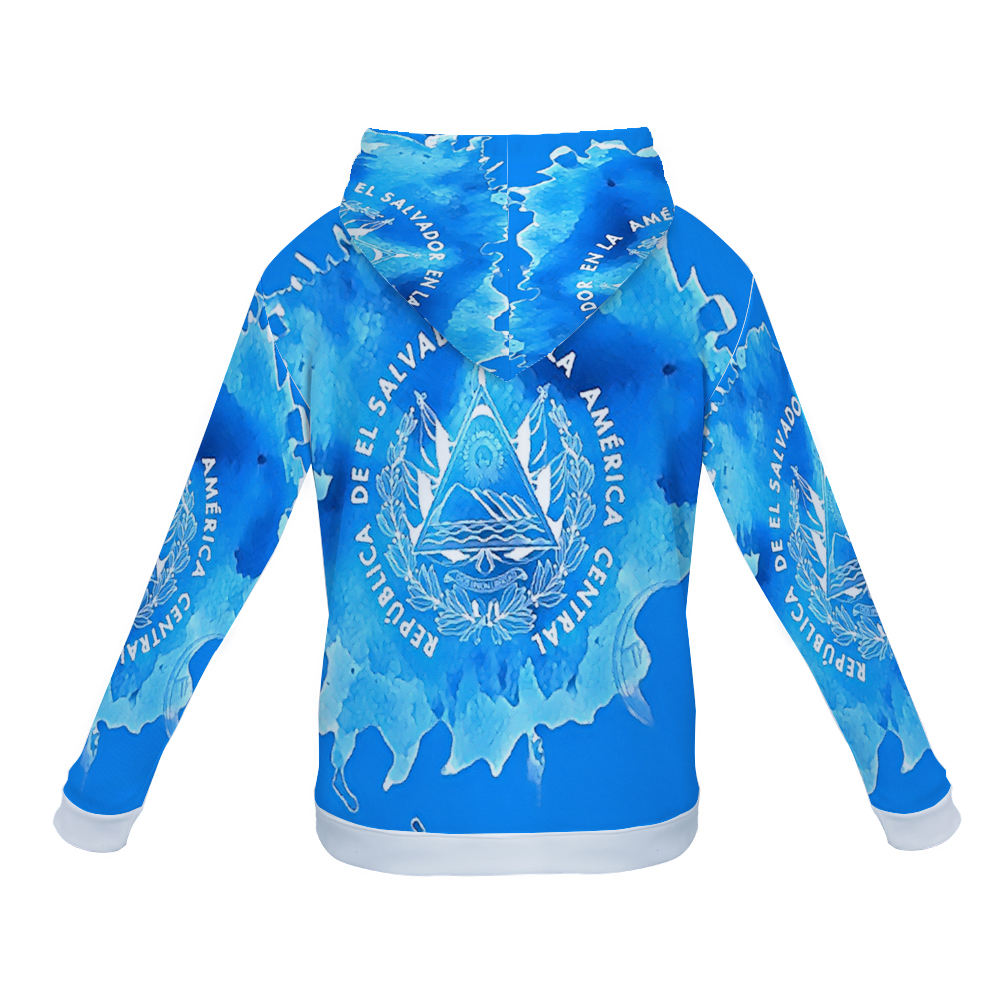 Customizable Unisex All Over Print Plush Hoodies with Pockets