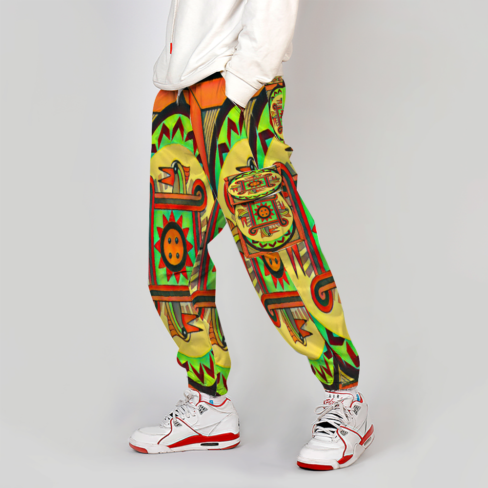 Custom Unisex All Over Print Long Casual Baggy Jogger Pants