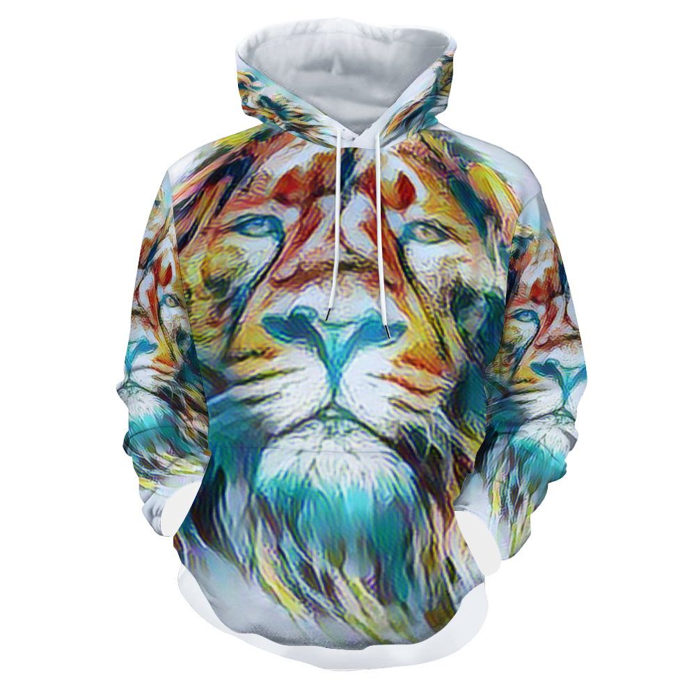 Customizable Unisex All Over Print Plush Hoodies with Pockets