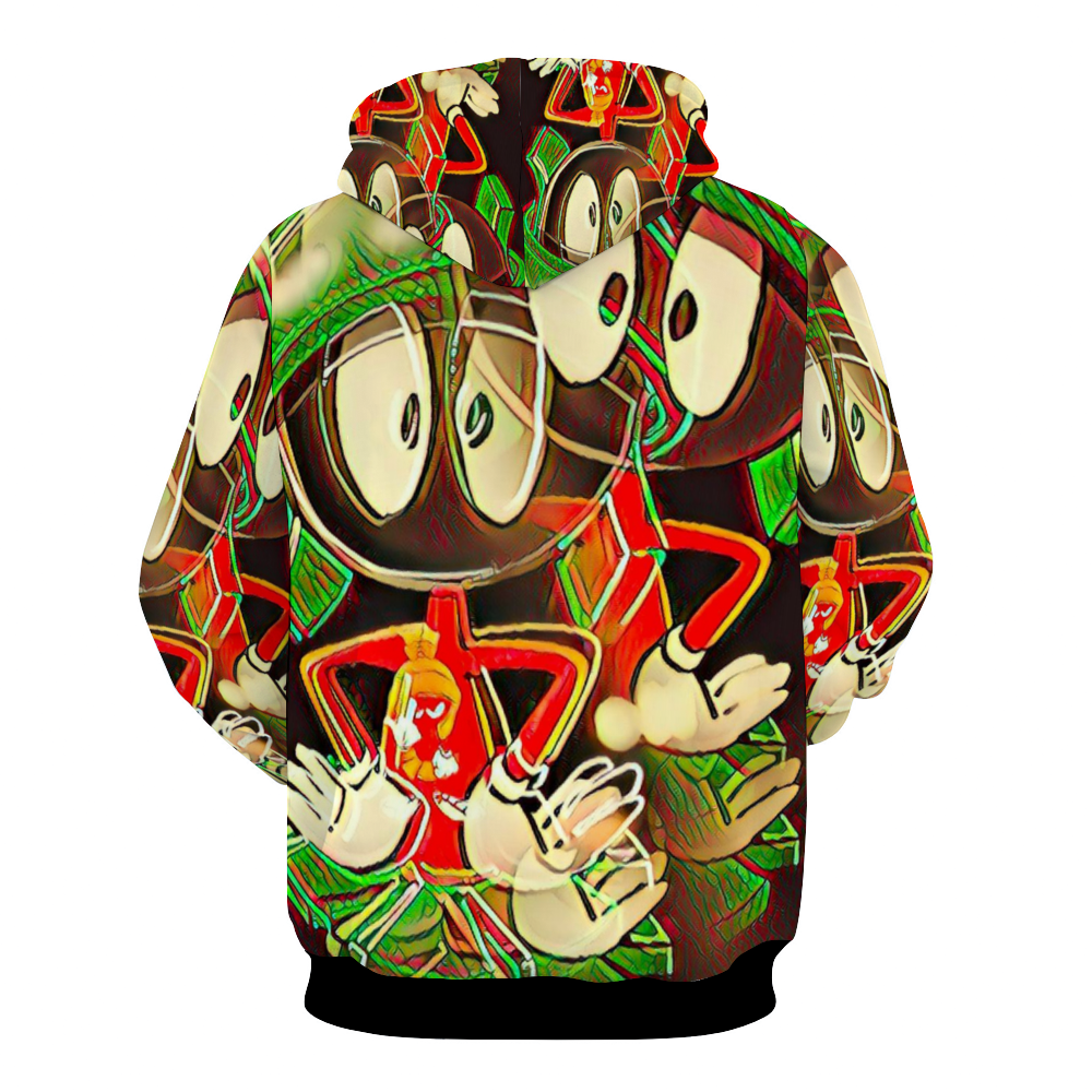 Customizable Unisex All Over Print Plush Hoodies with Pockets