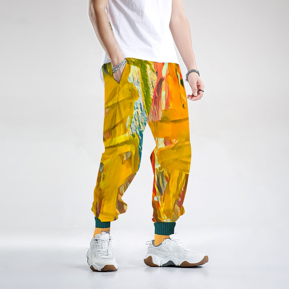 Custom Unisex All Over Print Long Casual Baggy Jogger Pants