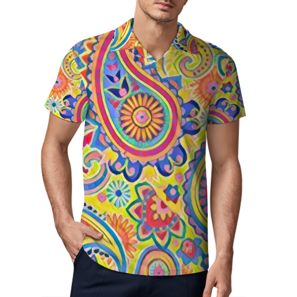 Custom All Over Print POLO Shirt Men's Classic Shirt Tees