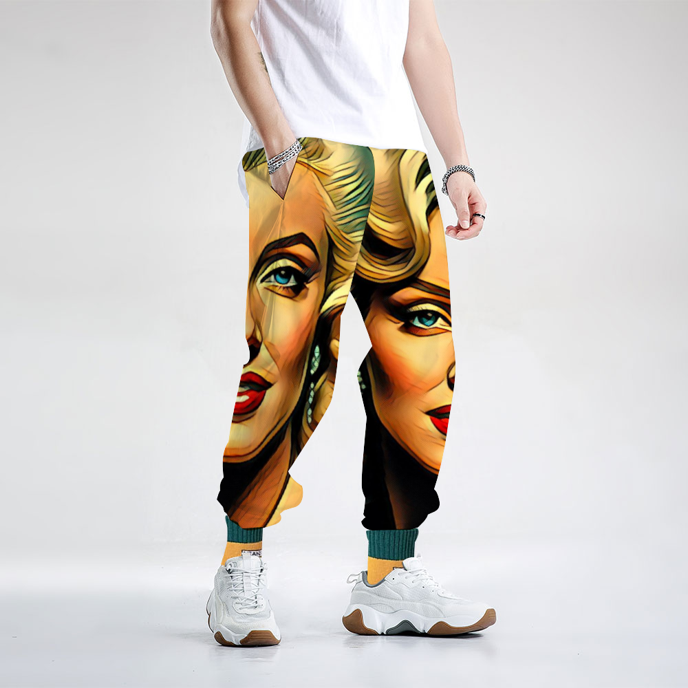 Custom Unisex All Over Print Long Casual Baggy Jogger Pants