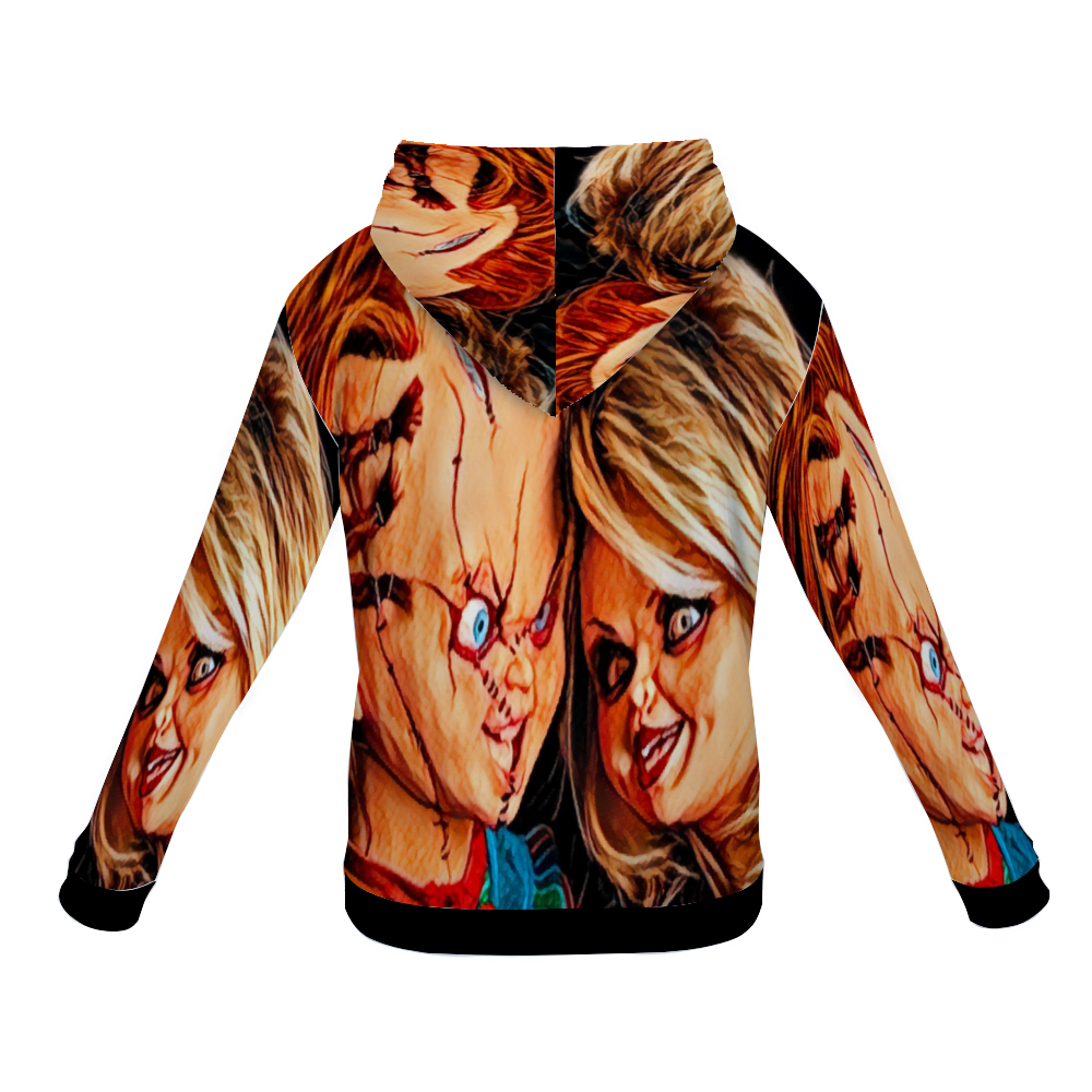 Customizable Unisex All Over Print Plush Hoodies with Pockets