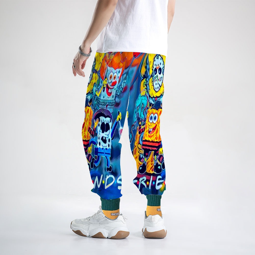 Custom Unisex All Over Print Long Casual Baggy Jogger Pants