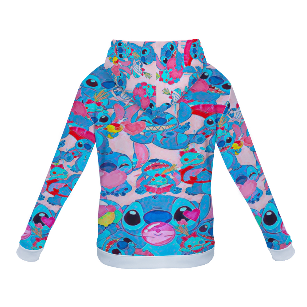 Customizable Unisex All Over Print Plush Hoodies with Pockets