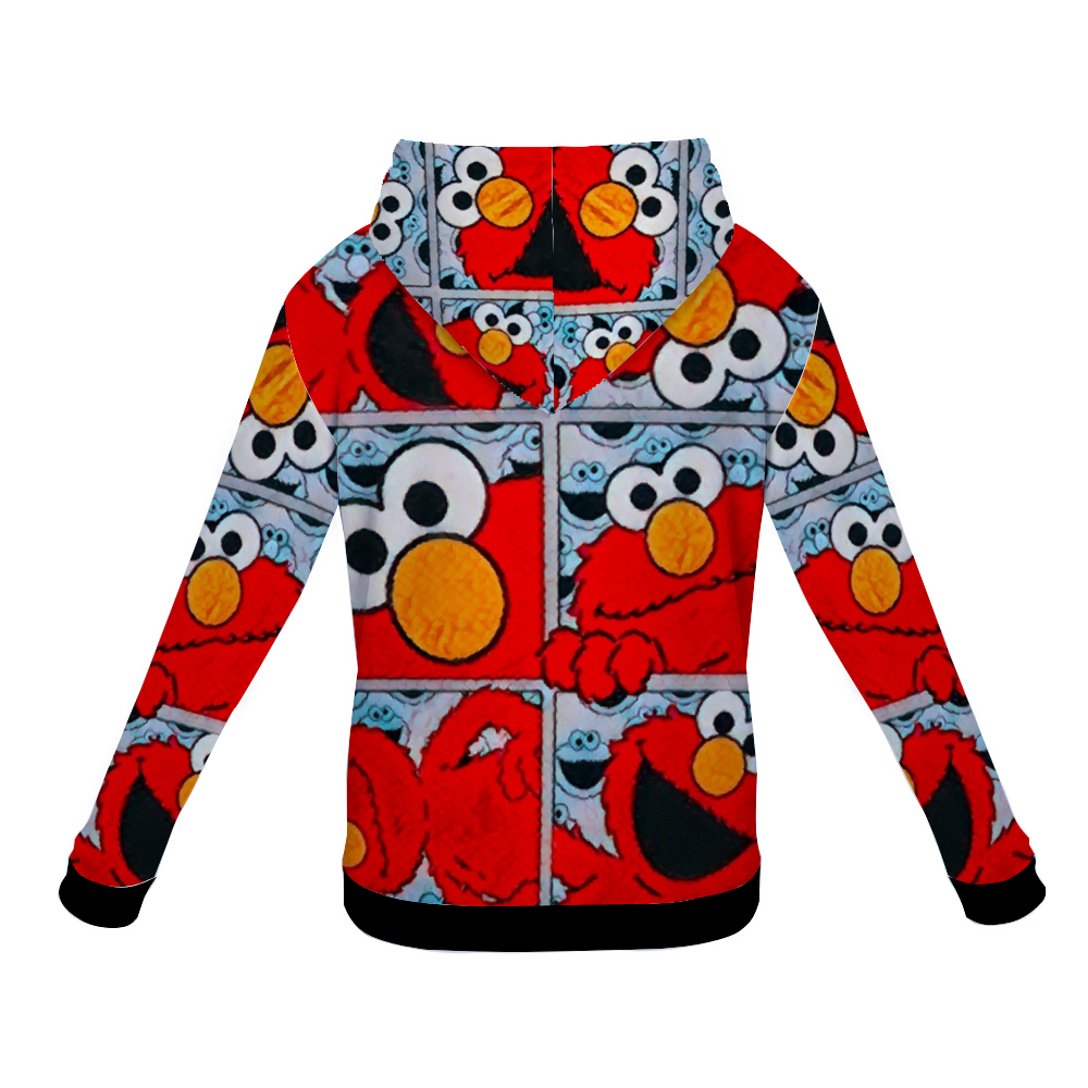 Customizable Unisex All Over Print Plush Hoodies with Pockets