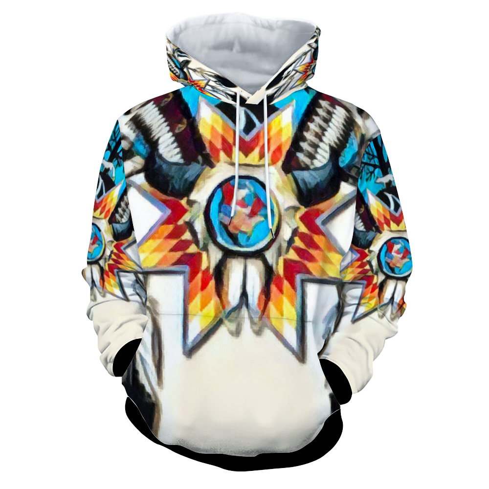 Customizable Unisex All Over Print Plush Hoodies with Pockets