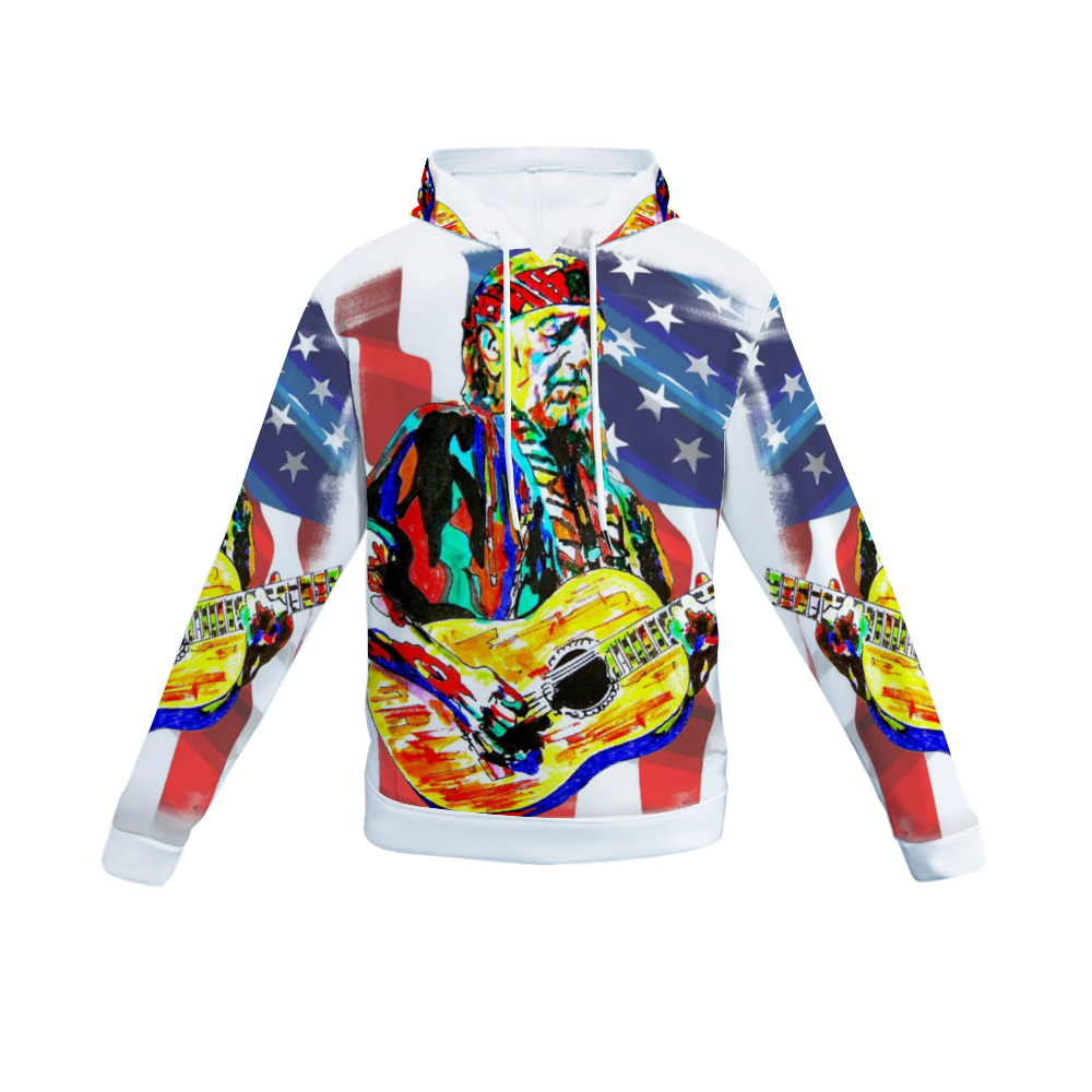 Customizable Unisex All Over Print Plush Hoodies with Pockets