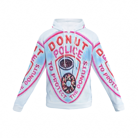 Customizable Unisex All Over Print Plush Hoodies with Pockets