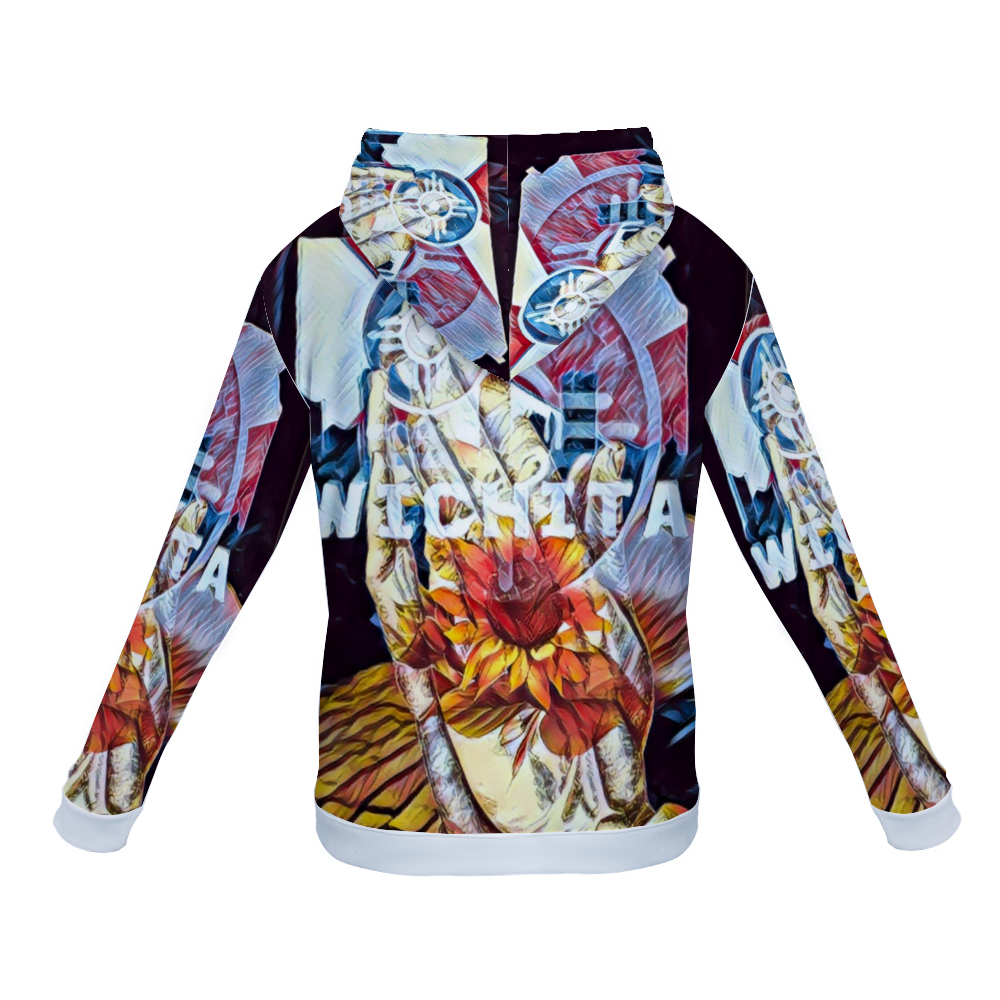 Customizable Unisex All Over Print Plush Hoodies with Pockets